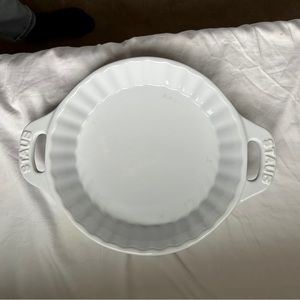 Staub White Pie Dish